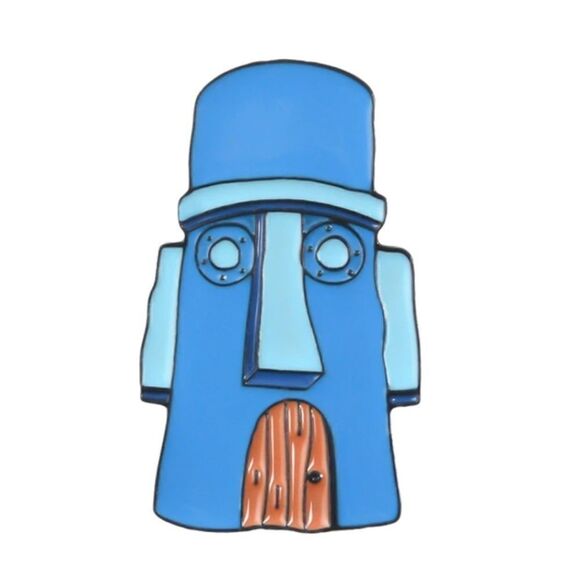Squidward's Tiki House Enamel Pin - Picture 1 of 2
